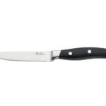 Pintinox - Coltello Bistecca Professionale Acciaio Inox con manico in plastica 22,3 cm Conf 6pz