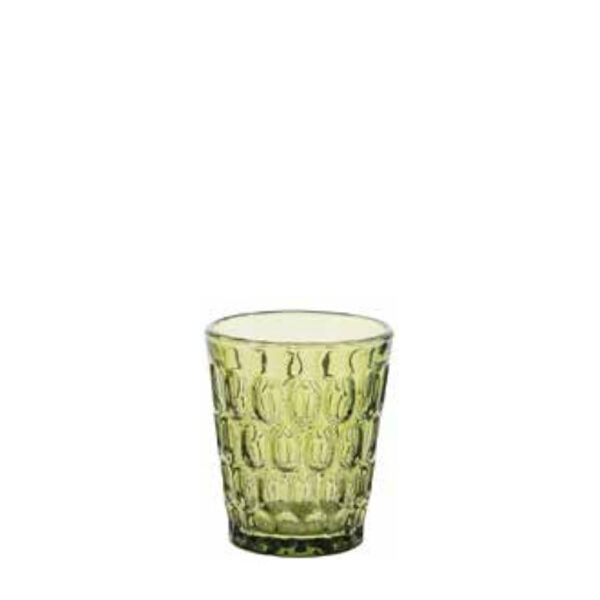 Bicchiere Acqua Ametista 40 cl Gocce Soffiata a Bocca 8.3×10 cm 6 pz.-Morini
