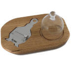 Sanelli Ambrogio - Set completo Servitartufi in legno chiaro