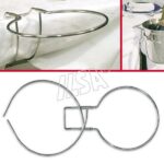 ILSA - Portasecchiello in filo Acciaio Inox