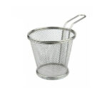 ILSA - Mini-cestino per fritture tondo Acciaio inox 12x10 cm