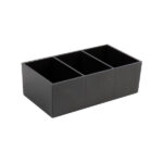 Portaspezie tre scomparti 16,9x5,5 cm -MC Ristorazione