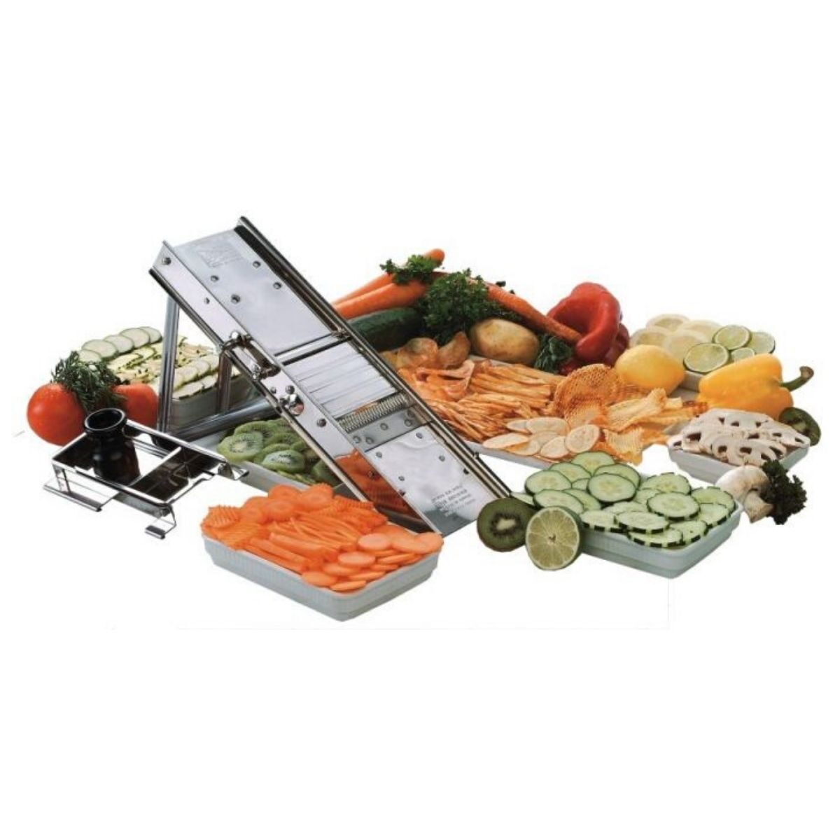 Mandolina professionale 60 lame inox -bron coucke - immagine 1