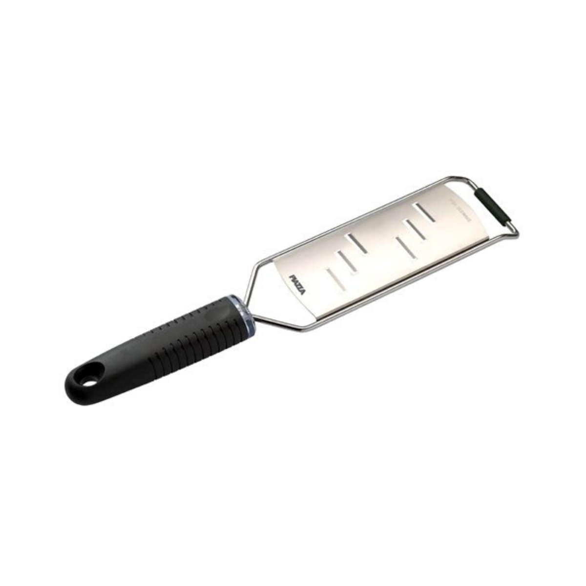 Grattugia lama scaglie grandi manico antiscivolo 6,5x13,5 cm Acciaio Inox 18/10.-Piazza - immagine 1