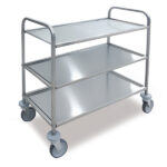Carrello Di Servizio Inox Trol 3 85,5 x 53,5 x 93 cm.-Sirman