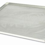TEGLIA RETT.FORATA ALLUMINIO CM.60x40h.2