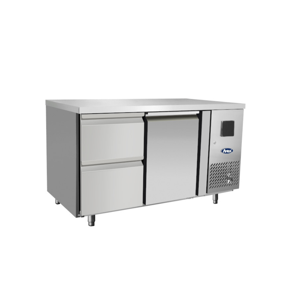 Atosa Tavolo frigo 700 TN 1 porta GN11 cassettiera 12 - Home Accessories
