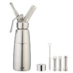 Sifone panna in acciaio inox eva