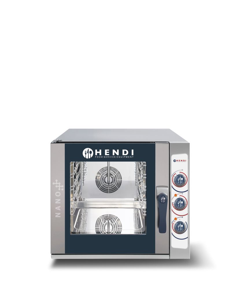 08711369223307_0 Forno a vapore a convezione NANO 5x GN2/3, HENDI, 400V/5400W, 699x774x(H)620mm - immagine 1