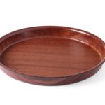Vassoi da servizio wood form, AmerBox, Mogano, ⌀420x(H)30mm
