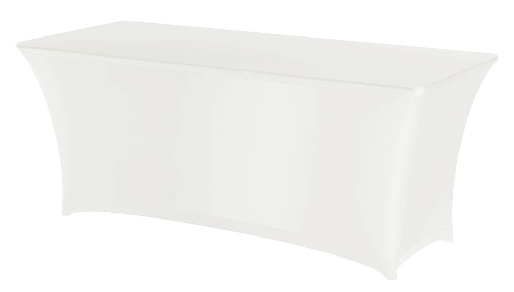 08711369814420_0 Copri tavolo rettangolare, HENDI, 810910 + 810897, Bianco, 1830x760x(H)730mm - immagine 1