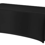 Copri tavolo rettangolare, HENDI, 810910 + 810897, Nero, 1830x760x(H)730mm