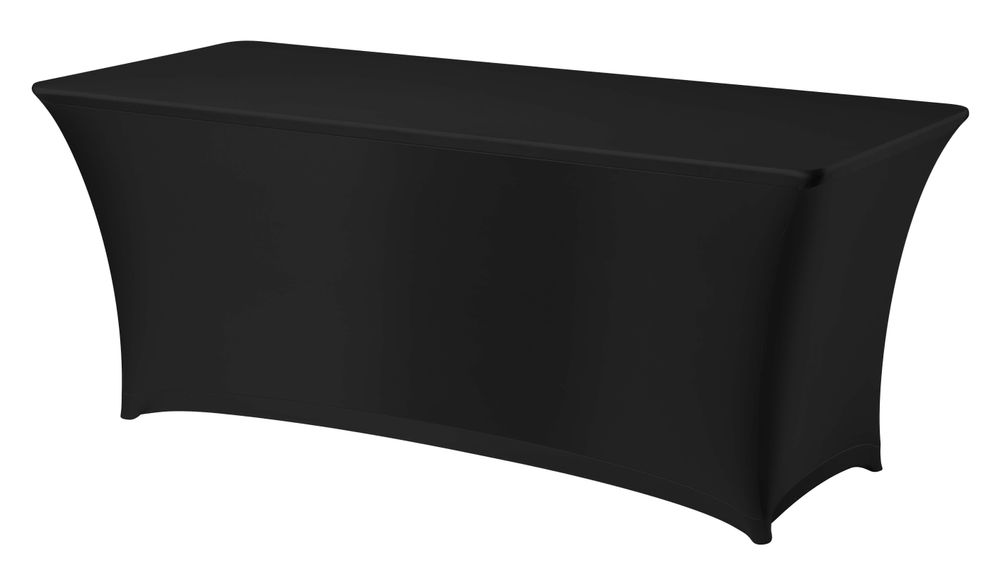 08711369814437_0 Copri tavolo rettangolare, HENDI, 810927, Nero, 1500x760x(H)730mm - immagine 1
