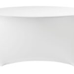 Copritavolo rotondo, HENDI, 810941, Bianco, ⌀1800x(H)760mm