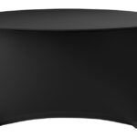 Copritavolo rotondo, HENDI, 810941, Nero, ⌀1800x(H)760mm