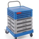 Carrello per cestelli da lavastoviglie con manico, HENDI, 575x545x(H)920mm