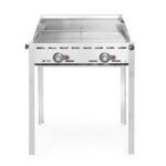 Griglia a gas con 2 bruciatori, HENDI, Profi Line, 2 griglie 1/1 in acciaio, 11,6kW, 740x612x(H)825mm