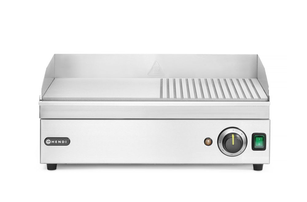 154946_OBW_2024_02_IMGP4518 Fry top metà rigata, HENDI, Kitchen Line, 230V/2400W, 527x404x(H)233mm - immagine 1