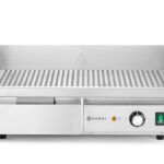 Fry top rigata, HENDI, Budget Line, 230V/3000W, 550x430x(H)240mm