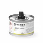 Carburante liquido con stoppino, HENDI, Durata ± 6 ore, 24 pezzi