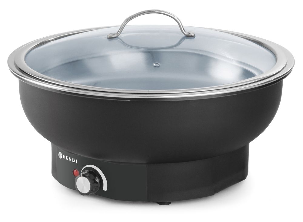 204832_2019 Chafing dish elettrico Tesino, HENDI, Kitchen Line, 6,8L, 230V/500W, ⌀405x(H)240mm - immagine 1