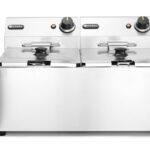 Friggitrice Kitchen Line - 2x 8L, HENDI, Kitchen Line, 16L, 230V/7000W, 542x430x(H)351mm