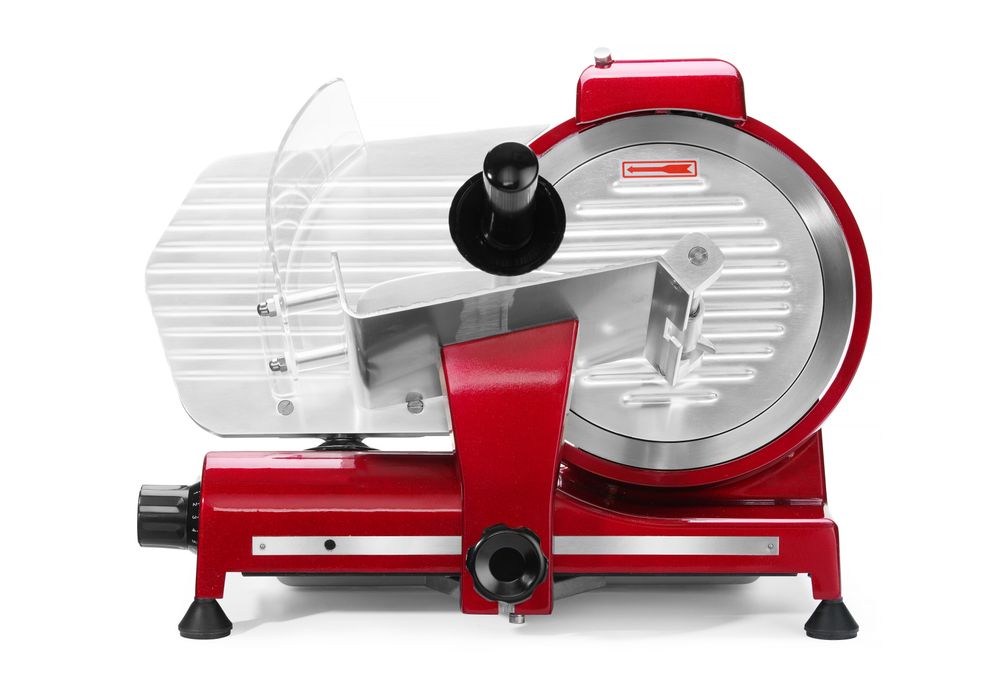 210086_OBW_2022_02_IMGP3306 Affettatrice Profi Line 250 red edition, HENDI, Profi Line, 230V/320W, 514x484x(H)373mm - immagine 1