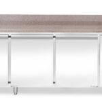 Tavolo refrigerato per pizza con piano di lavoro in granito, 3 porte, Arktic, 375L, Granito, 230V/400W, 2010x800x(H)875mm
