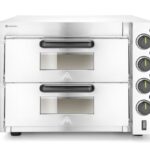 Forno pizza sovrapposto 3000W, HENDI, Argento, 230V/3000W, 580x560x(H)435mm