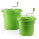 Centrifuga per insalata, HENDI, 12L, Verde, ⌀335x(H)430mm