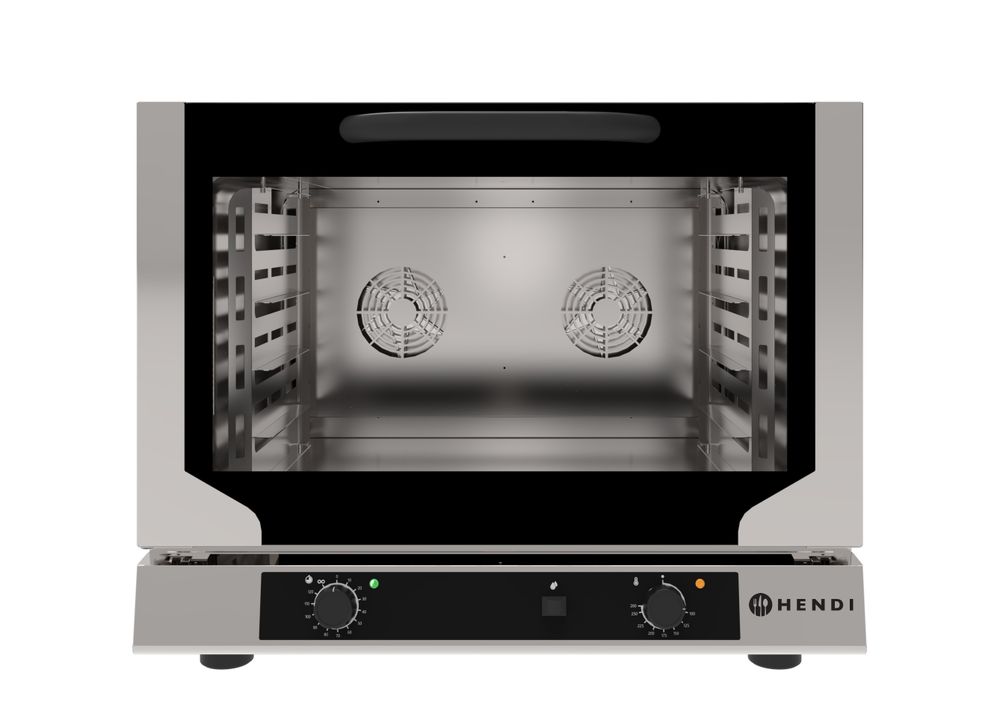 225516 Forno a convezione con umidificazione 4x 600x400, HENDI, 230V/6400W, 783x755x(H)634mm - immagine 1