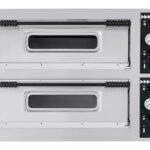 Forno per pizza BASIC XXL 66, HENDI, 2 camere, 400V/18000W, 1365x955x(H)745mm