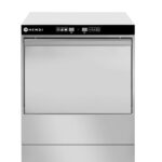 Lavabicchieri 40x40 - controllo elettronico, HENDI, 230V/2800W, 470x510x(H)710mm
