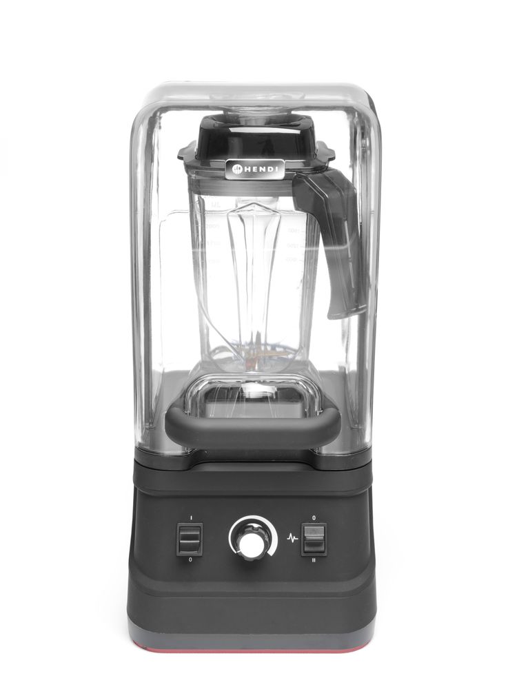 230688_OBW_2019_06_IMGP0720_2020 Blender per bar con custodia anti rumore., HENDI, 2,5L, Nero, 230V/1680W, 250x300x(H)540mm - immagine 1