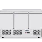 Bancone refrigerato, 3 porte, Arktic, 230V/220W, 1375x700x(H)890mm