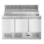 Saladette a tre porte con vetrinetta GN 380L, Arktic, 230V/310W, 1365x702x(H)1265mm
