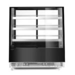 Vetrina refrigerata con 3 ripiani inclinati, Arktic, 650L, Nero, 230V/490W, 1200x833x(H)1460mm