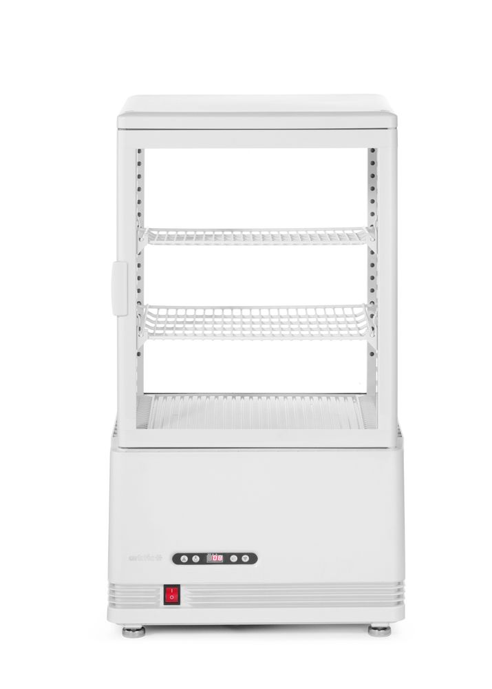 233610_OBW_2026_02_IMGP4516 Vetrina da esposizione, 58 litri, Arktic, Bianco, 230V/170W, 452x406x(H)830mm - immagine 1