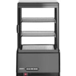 Vetrina da esposizione, 58 litri, Arktic, Nera, 230V/170W, 452x406x(H)830mm