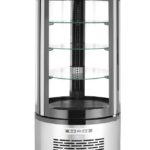 Vetrina da dessert rotonda, Arktic, 100L, 230V/210W, ⌀480x(H)1065mm