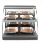 Vetrina riscaldata al quarzo a due livelli, HENDI, 230V/560W, 650x485x(H)630mm