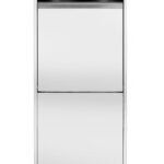 Lavastoviglie 50x60 per vassoi e pentole, a controllo elettronico, con sistema di dosaggio del detersivo e pompa di scarico, HENDI, Kitchen Line, 400V/7100W, 595x777x(H)1335mm
