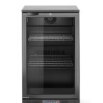Frigorifero per bar posteriore a porta singola, Arktic, 86L, Nero, 230V/120W, 500x530x(H)870mm
