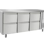 Banco refrigerato, 6 cassetti, Arktic, 420L, 230V/400W, 1795x700x(H)879mm