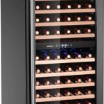 Frigorifero per vini, 2 zone, 131 bottiglie, Arktic, 418L, Nero, 680x595x(H)1760mm