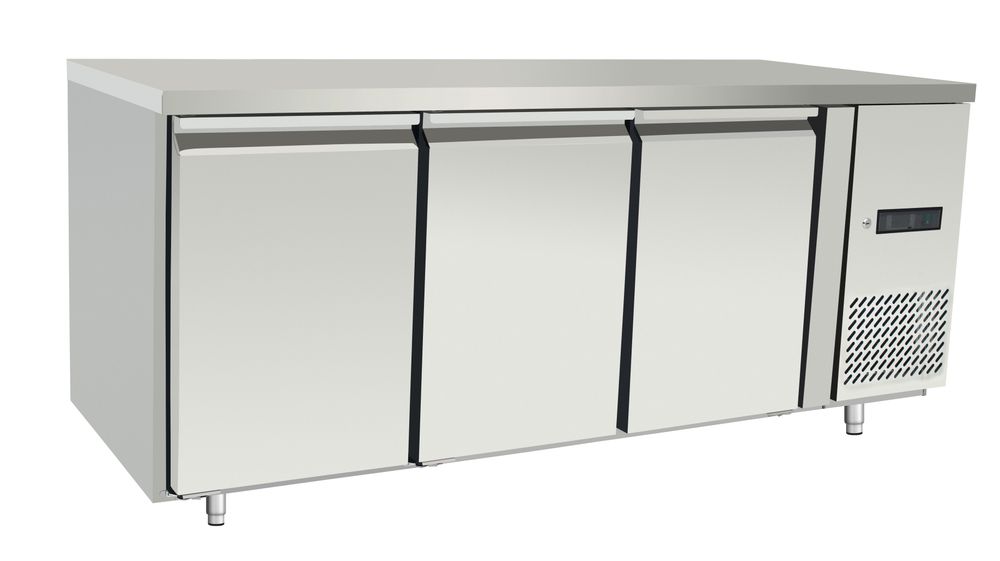 238127 Banco refrigerato, 3 sportelli 420L, Arktic, Profi Line, GN 1/1, 334L, 230V/400W, 1795x700x(H)879mm - immagine 1