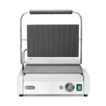 Piastra panini, HENDI, sopra rigata e sotto liscia, 230V/2200W, 430x375x(H)216mm