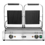Piastra panini - versione doppia, HENDI, sopra e sotto rigata, 230V/3600W, 570x375x(H)216mm