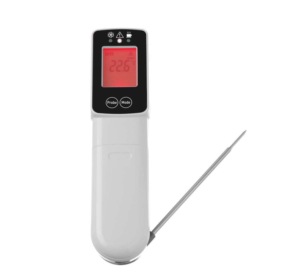 271254_OBW_2019_03_IMG1669 Termometro a infrarossi con sonda , HENDI, 39x53x(H)158mm - immagine 1