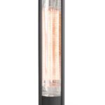 Riscaldatore da esterno a infrarossi Tornado, HENDI, Nero, 230V/2000W, 210x270x(H)1060mm